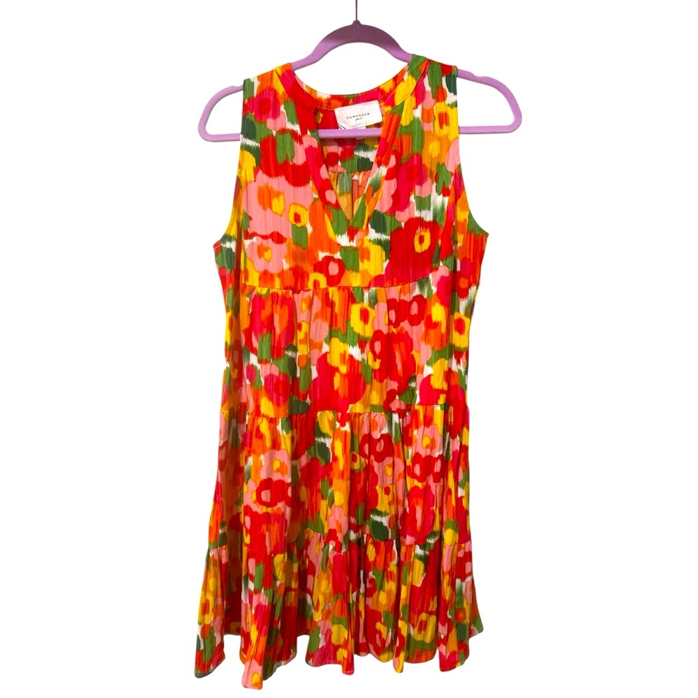 Pomander Place Sleeveless Poplin Dress Size Small